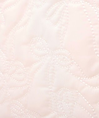 Maison de FLEUR リボン柄キルティングPCケース Pink