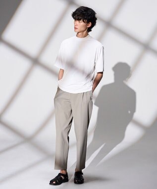 JOSEPH HOMME 【WEB限定】【新素材 / 新型】エンジニアドテック　リラックスフォルムモックネックＴシャツ ホワイト系