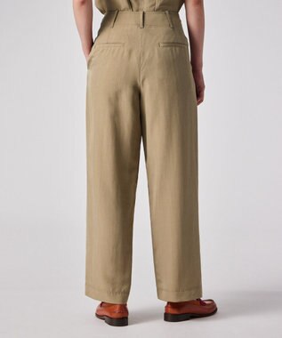 Paul Smith レーヨンドレープ カーヴィタックパンツ オリーブ