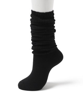 WEGO エアリールーズソックス ブラック