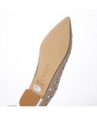 MODE ET JACOMO <MODE ET JACOMO>柔らかパンチングフラットパンプス オーク