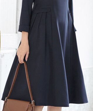 Tiaclasse 【XSサイズ追加・新色追加】サイドフラップワンピース ネイビー