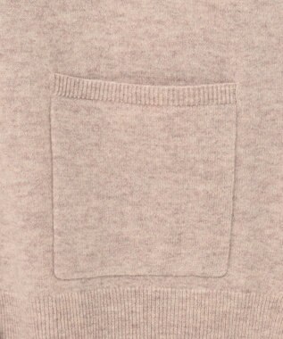 J.PRESS LADIES 【洗える】CASHMERE BLEND Vネック カーディガン ベージュ系