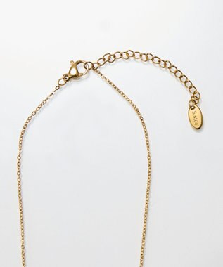 Phoebe 〈金属アレルギー対応〉メタリックパールホースシューネックレス　ゴールド　ステンレス/馬蹄/蹄鉄/ラッキーモチーフ/ギフト/プレゼント/大ぶり ゴールド