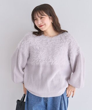 Green Parks ・Ｐｅｔｉｔ　Ｆｌｅｕｒ　シャギーキリカエニット Light Gray