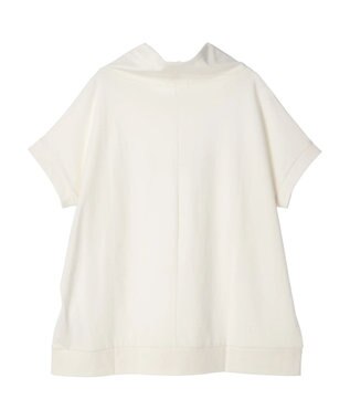 Green Parks フレンチスリーブ抜け襟カットプルオーバー Off White