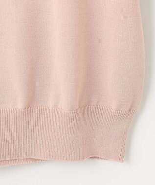 Feroux ビジューネックレスニット ピンク系