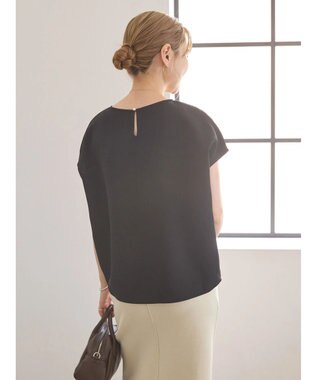 AMERICAN HOLIC 多機能フレンチスリーブブラウス Black