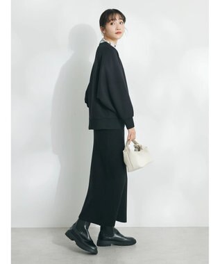 CRAFT STANDARD BOUTIQUE 軽量ボンディングパールロゴプルオーバー Black