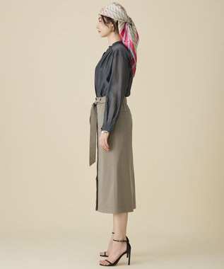 自由区 S エアリーローンプレーン ブラウス ストレート