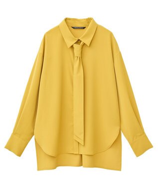 YECCA VECCA 2wayボウタイシャツ Mustard
