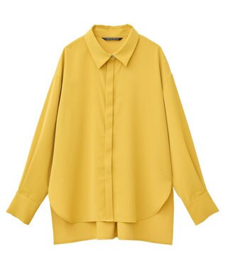 YECCA VECCA 2wayボウタイシャツ Mustard