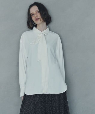 YECCA VECCA 2wayボウタイシャツ Off White