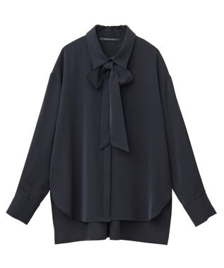 YECCA VECCA 2wayボウタイシャツ Black