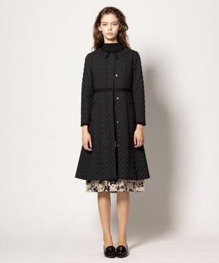 TOCCA 【洗える】CHANDELIER KNIT DRESS ニットドレス ブラック×ベージュ系