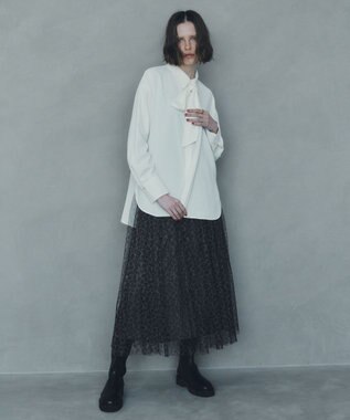 YECCA VECCA 2wayボウタイシャツ Off White