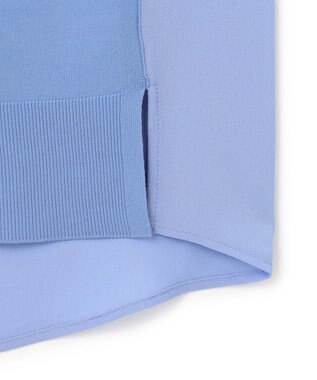 BEIGE， CLARISSE / タイニーフリルニット Sax