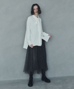 YECCA VECCA 2wayボウタイシャツ Off White