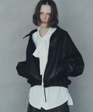 YECCA VECCA 2wayボウタイシャツ Off White