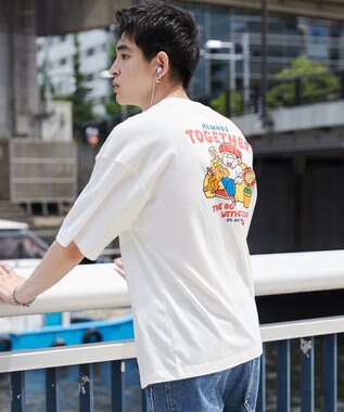 WEGO 【ユニセックス着用ITEM】ALWAYS　TOGETHER　プリントT（SS） ホワイト