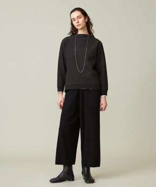 J.PRESS YORK STREET 【WOMEN】ボトルネックプルオーバー グレー系