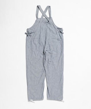 LENO LIGHT HICKORY SALOPETTES / ヒッコリーサロペット WHITE STRIPE