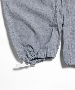 LENO LIGHT HICKORY SALOPETTES / ヒッコリーサロペット WHITE STRIPE