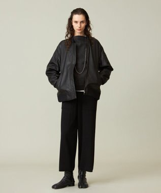 J.PRESS YORK STREET 【WOMEN】ボトルネックプルオーバー グレー系