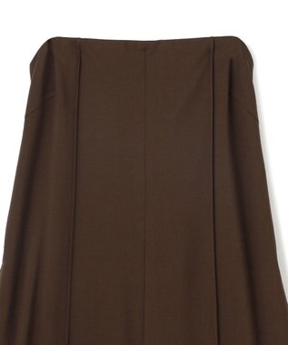 BEIGE， 【洗える】PHILOX / ハイストレッチベアトップオールインワン Brown