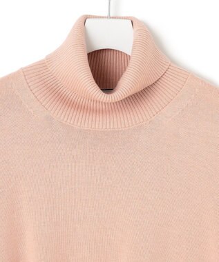 J.PRESS YORK STREET 【UNISEX】ANTI PILLING WOOL タートルニット ピンク系