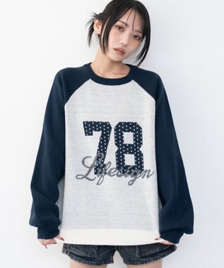 WEGO グラフィックニットプルオーバー