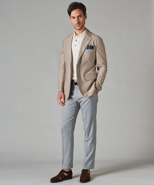 GOTAIRIKU 【吸水速乾/ウォッシャブル】ノルマンディーリネン カーディガンジャケット（24年モデル） ダークブラウン系(24年限定色)