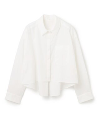 GRACE CONTINENTAL ビジューカラーシャツ ホワイト