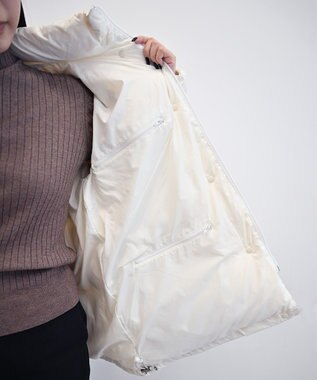 KWD 【日本製/高品質ダウン】MIDDLE DOWN JACKET ミドルダウンジャケット ホワイト