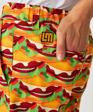 FILA GOLF／marie claire 【Loudmouth】柄ロングパンツ Burger Mania