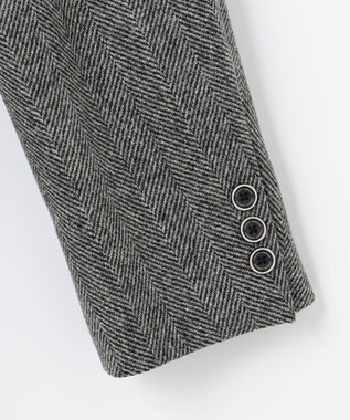 JOSEPH ABBOUD 【リラックスサイズ】ラムウールツィード ジャケット グレー系7