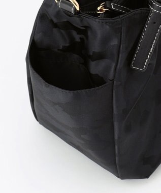 LA BAGAGERIE シャドージャカード 2WAYミニトートバッグ ブラック