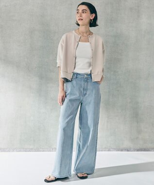 UNFILO 【UNFILO DENIM】バギーデニム アイスブルー