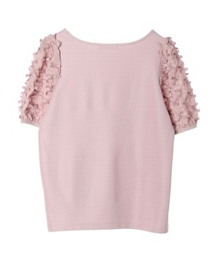 earth music&ecology リボンスリーブプルオーバー Pink