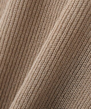 AMERICAN HOLIC 襟付きスキッパー半袖ニットポロ Beige