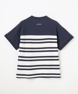 J.PRESS KIDS 【140-170cm】 ボーダービックシルエットＴシャツ ネイビー