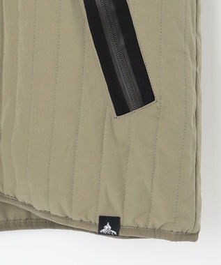 SHARE PARK LADIES 【UNISEX】キルティング蓄熱中綿 Ｖカーディガン（Mサイズ） カーキ