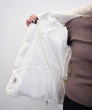 KWD 【日本製/高品質ダウン】MIDDLE DOWN JACKET ミドルダウンジャケット ホワイト