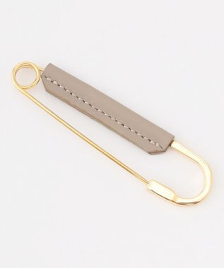 23区 レザー巻 キルトピン ベージュ系