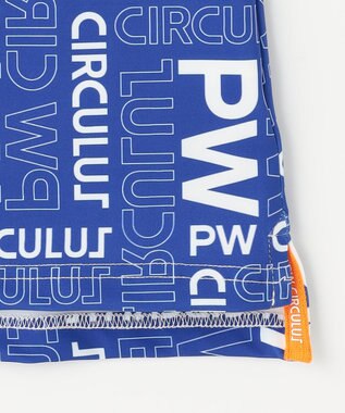 PW CIRCULUS 【UVカット / 吸水速乾 / 伸縮性抜群】【WOMEN】PWロゴ柄モック サックスブルー系5