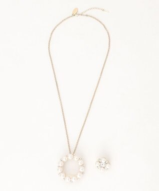 TOCCA PEARL BIJOUX SET BROOCHNECKLACE 3WAYブローチネックレス ゴールド系