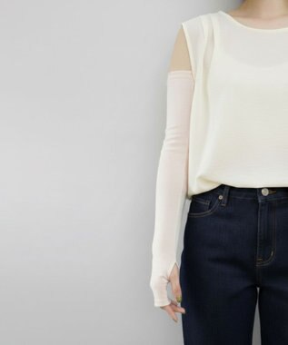 ORuKuBET 【オンワード・クローゼット限定】pure organic organic cotton arm cover / set【 UVカット・オーガニックコットン・日本製 】 アイボリー