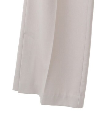 YECCA VECCA ベルト付きタックストレートパンツ Beige