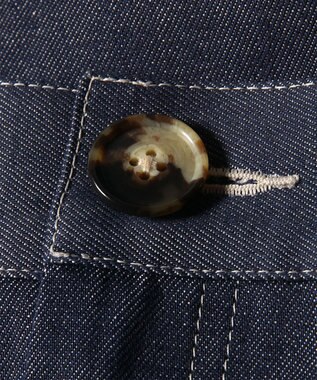 Paul Smith コントラストステッチ デニムスカート ダークブルー