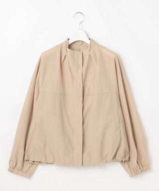 23区 L 【エステータ】エンシュクライト ジップブルゾン グレージュ系